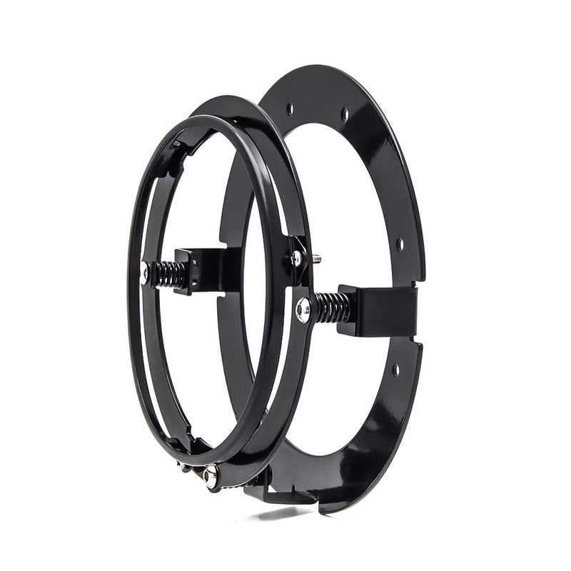Autokun 7 Inch Round Headlight Motorcycle Mounting Bracket Ring Mount Brackets For Motorcycle (Black) - Image 5